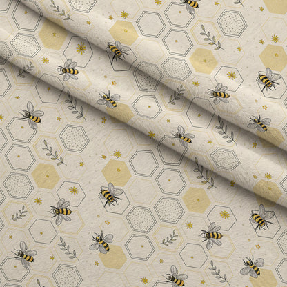 Honeycomb Harvest Pattern 12 Minky Fabric