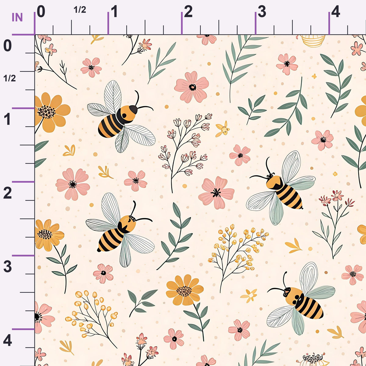 Honeycomb Harvest Pattern 13 Minky Fabric