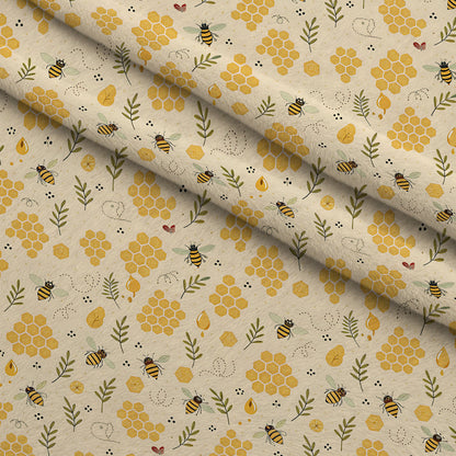 Honeycomb Harvest Pattern 14 Minky Fabric