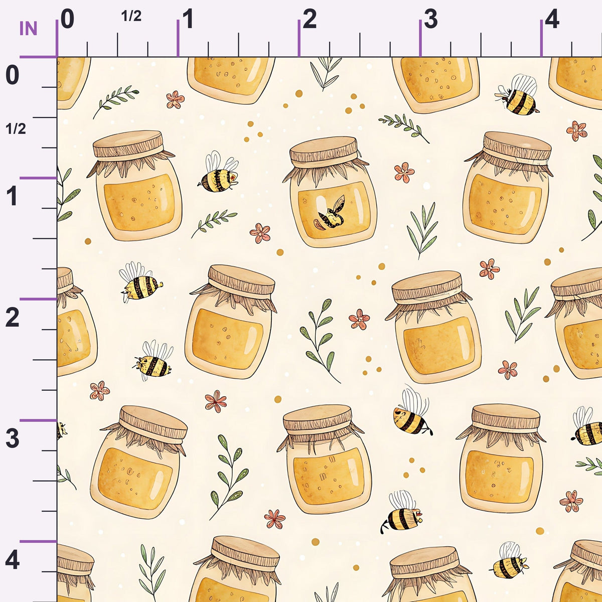 Honeycomb Harvest Pattern 15 Minky Fabric