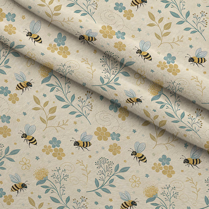 Honeycomb Harvest Pattern 18 Minky Fabric