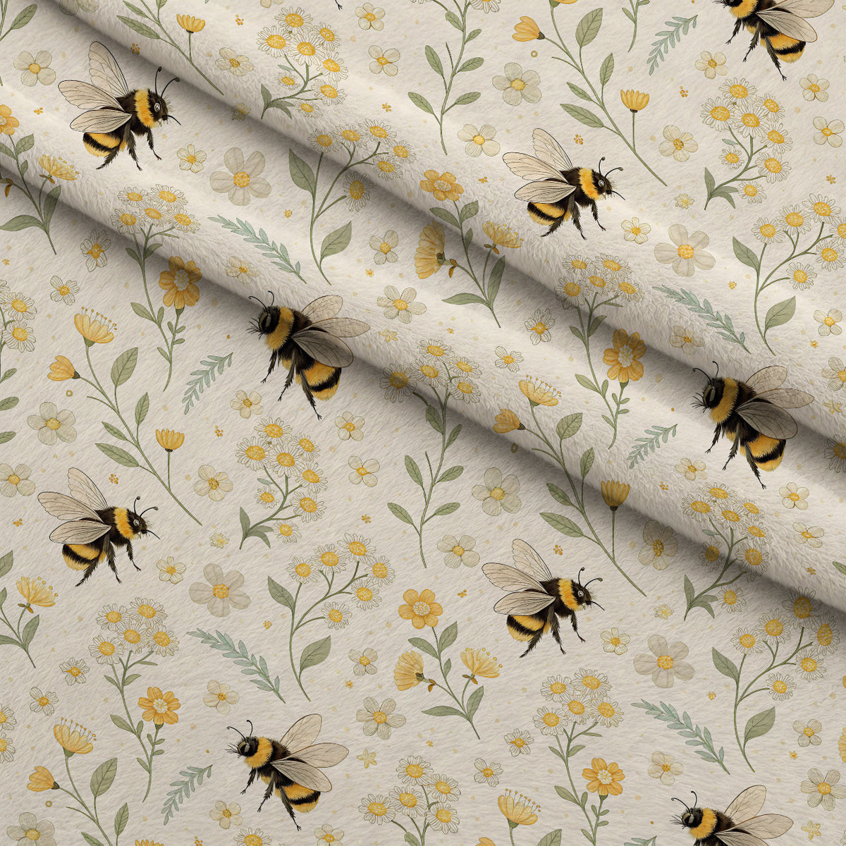 Honeycomb Harvest Pattern 20 Minky Fabric
