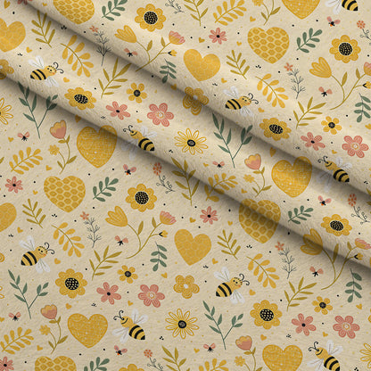 Honeycomb Harvest Pattern 21 Minky Fabric