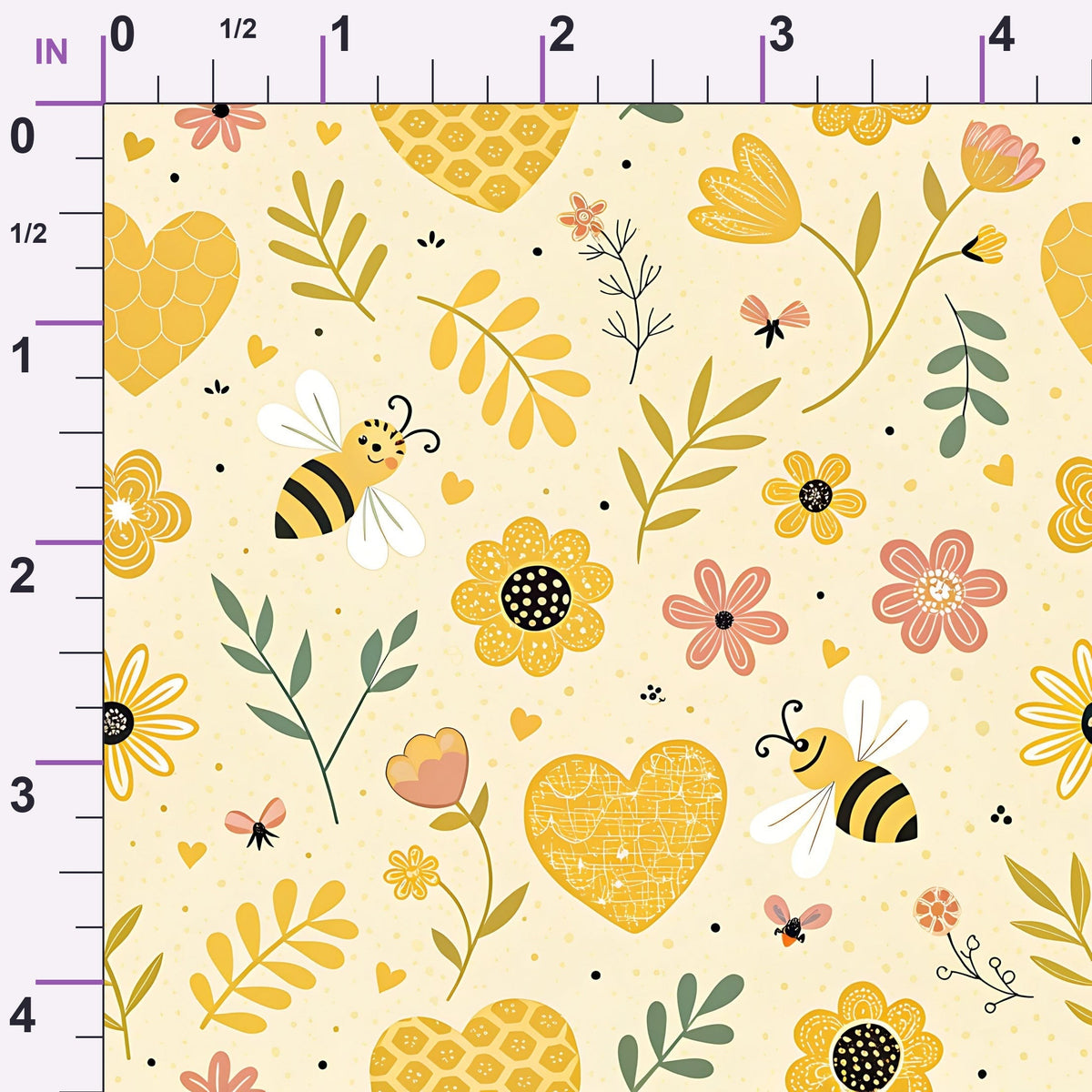 Honeycomb Harvest Pattern 21 Minky Fabric
