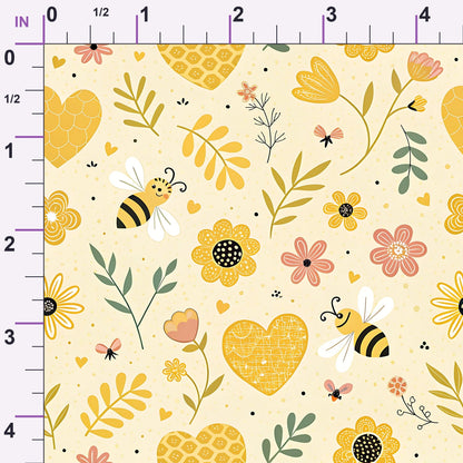 Honeycomb Harvest Pattern 21 Minky Fabric