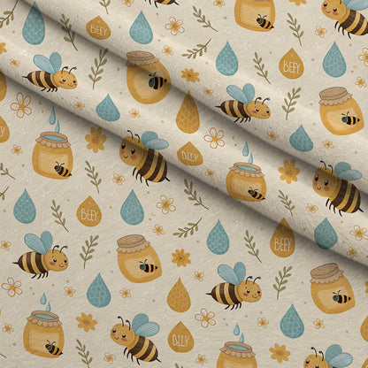 Honeycomb Harvest Pattern 3 Minky Fabric