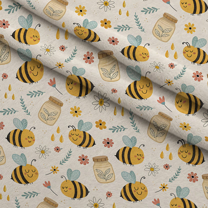Honeycomb Harvest Pattern 7 Minky Fabric