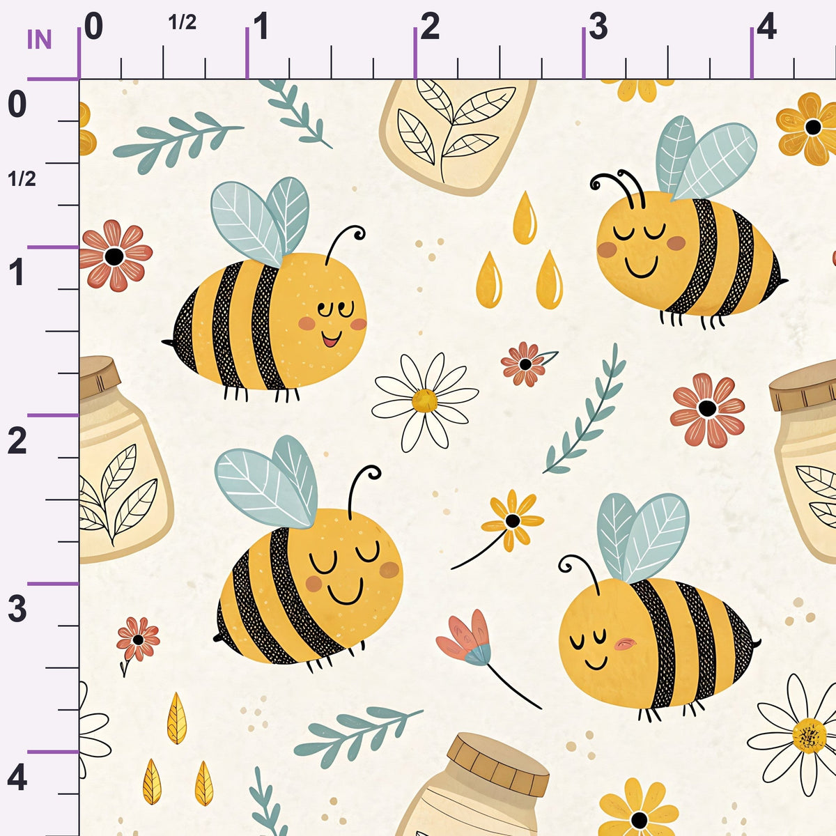 Honeycomb Harvest Pattern 7 Minky Fabric