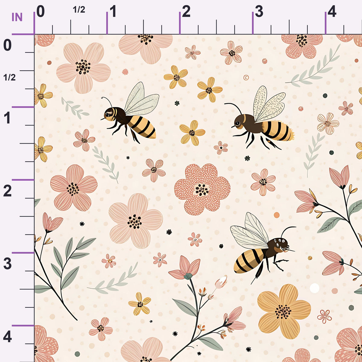 Honeycomb Harvest Pattern 8 Minky Fabric