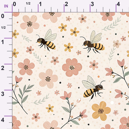 Honeycomb Harvest Pattern 8 Minky Fabric