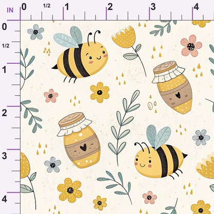 Honeycomb Harvest Pattern 9 Minky Fabric