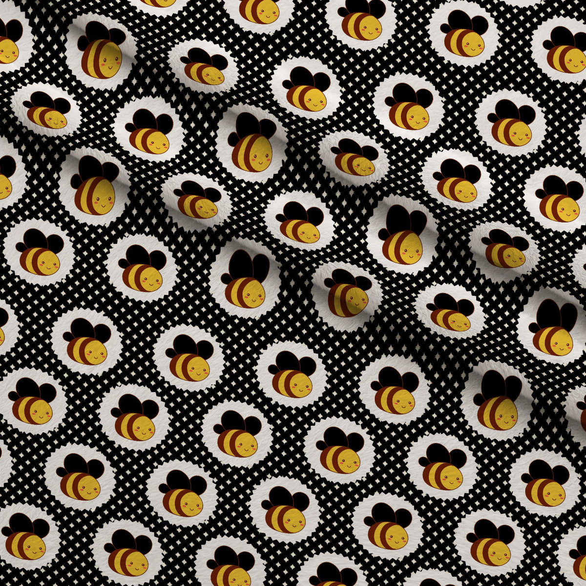 Honeycomb Hive Pattern 1 Minky Fabric