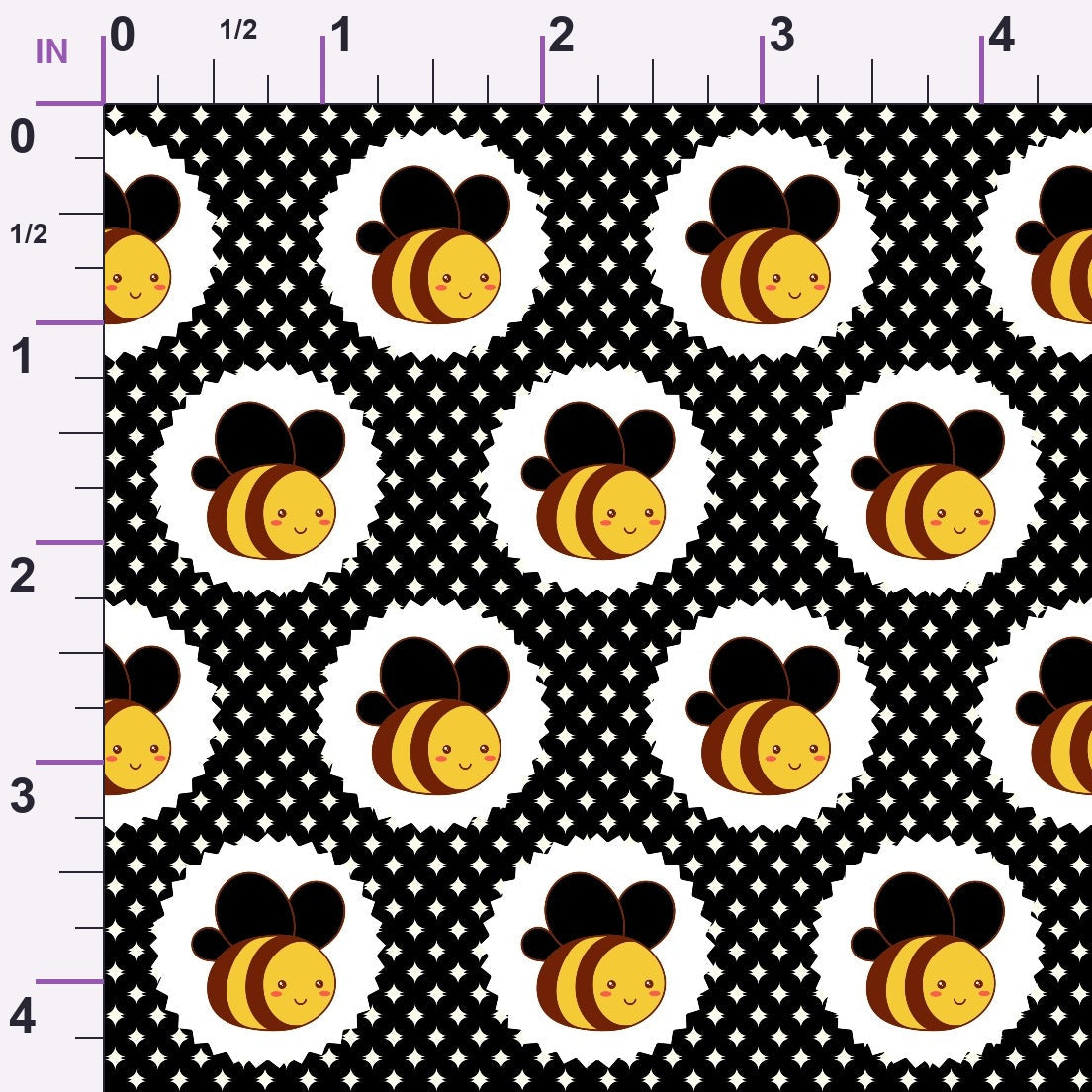 Honeycomb Hive Pattern 1 Minky Fabric