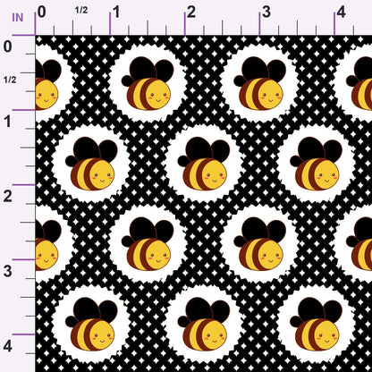 Honeycomb Hive Pattern 1 Minky Fabric