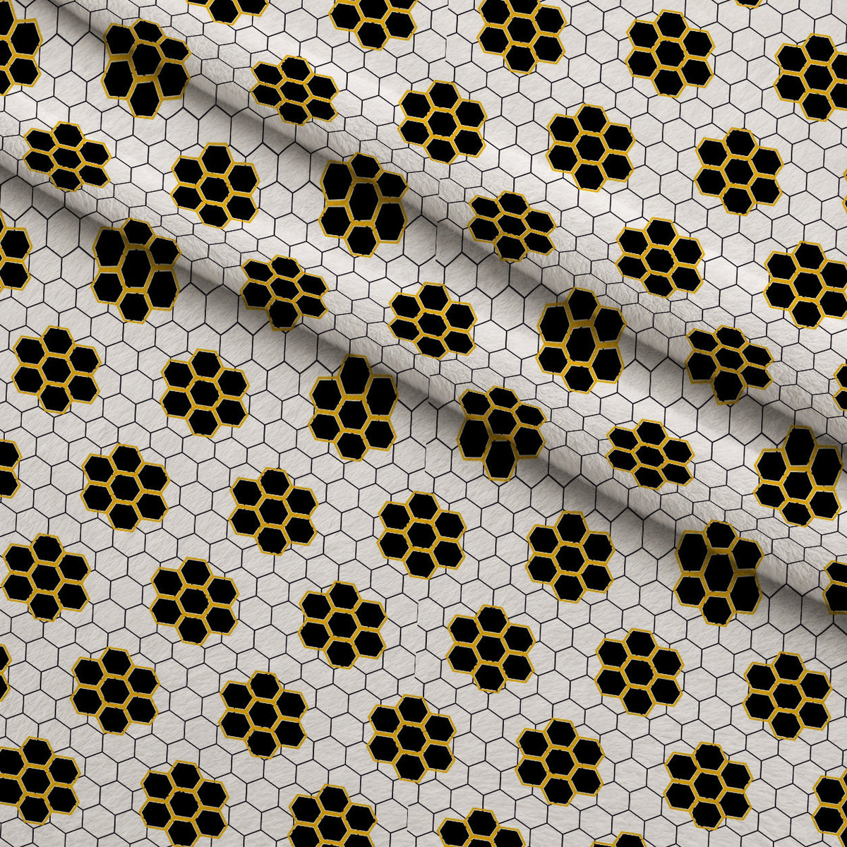 Honeycomb Hive Pattern 11 Minky Fabric