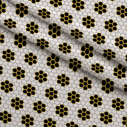 Honeycomb Hive Pattern 11 Minky Fabric