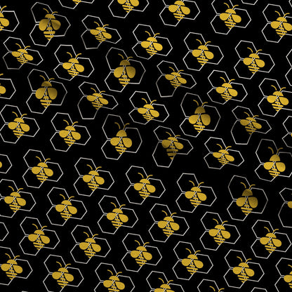 Honeycomb Hive Pattern 3 Minky Fabric