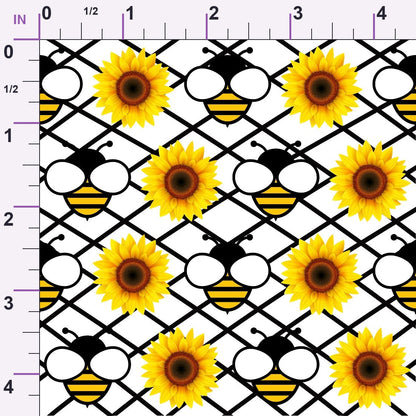 Honeycomb Hive Pattern 6 Minky Fabric
