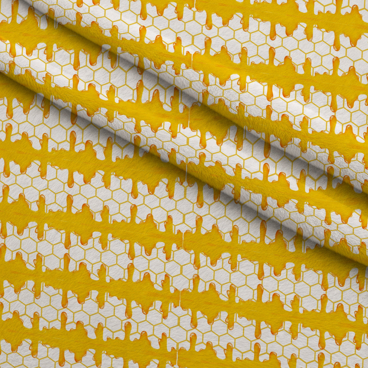 Honeycomb Hive Pattern 7 Minky Fabric