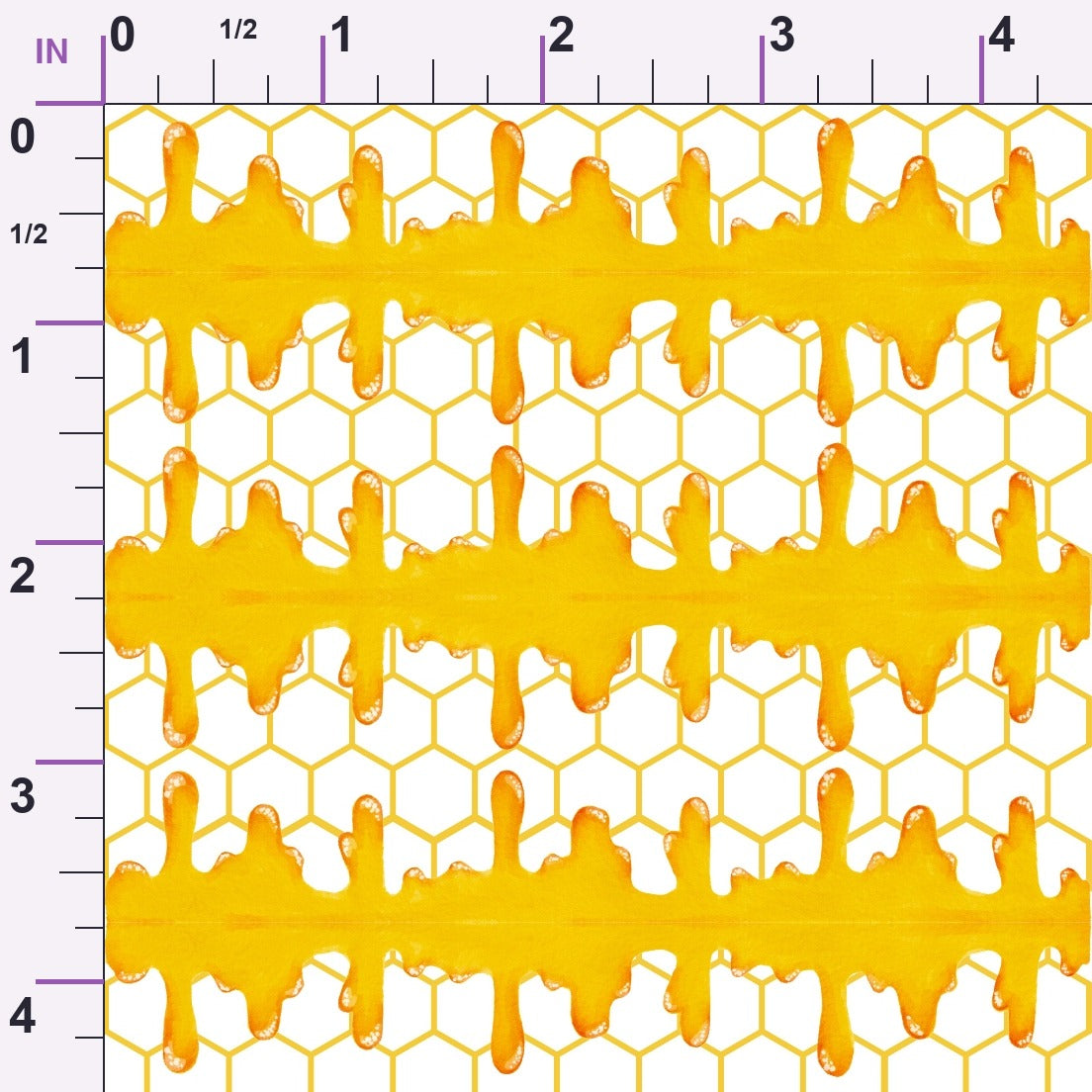 Honeycomb Hive Pattern 7 Minky Fabric