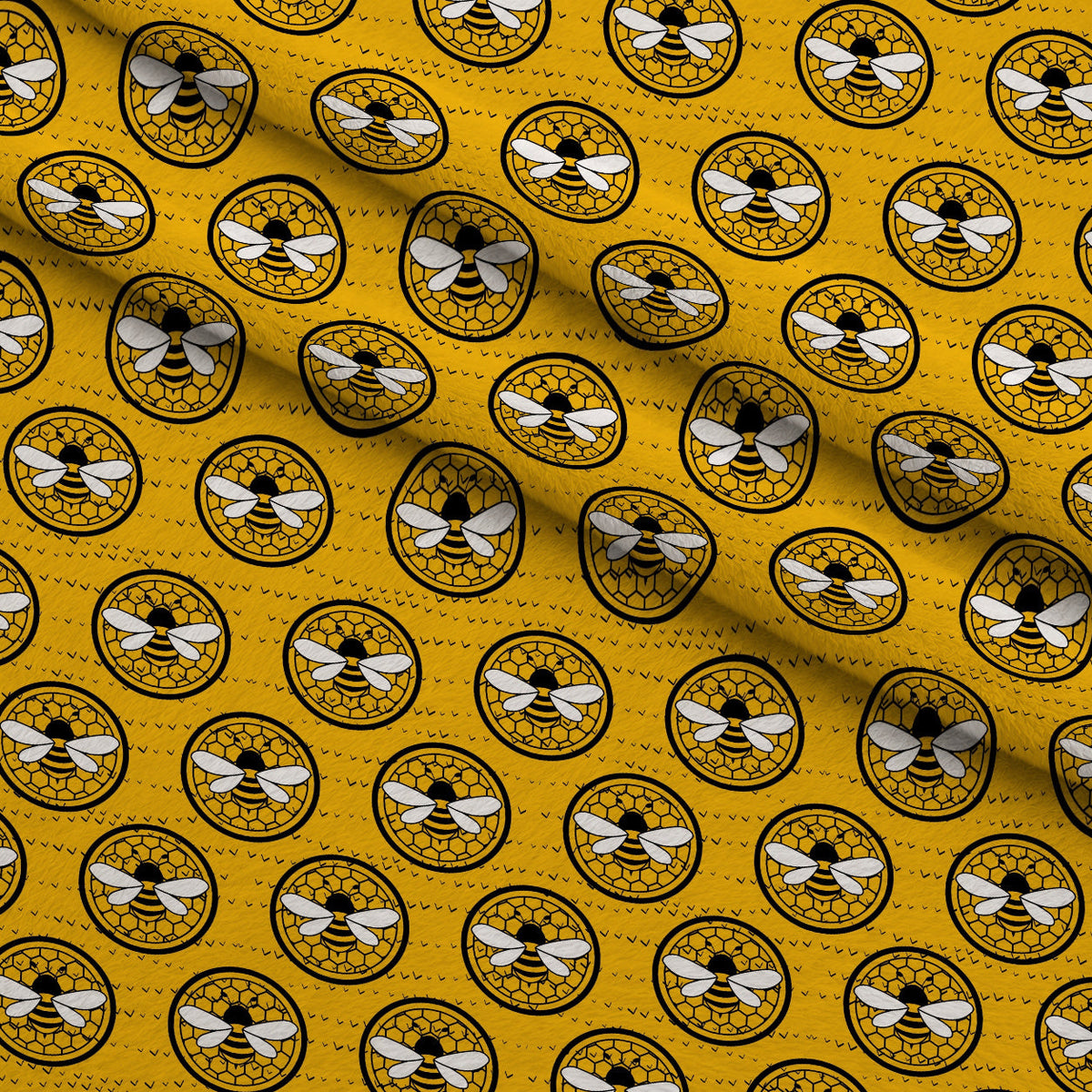 Honeycomb Hive Pattern 8 Minky Fabric