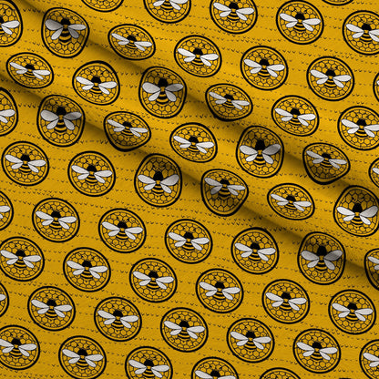 Honeycomb Hive Pattern 8 Minky Fabric