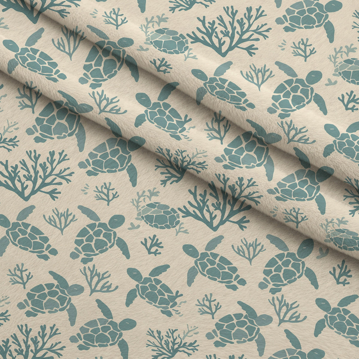 Honu Tides Pattern 1 Minky Fabric