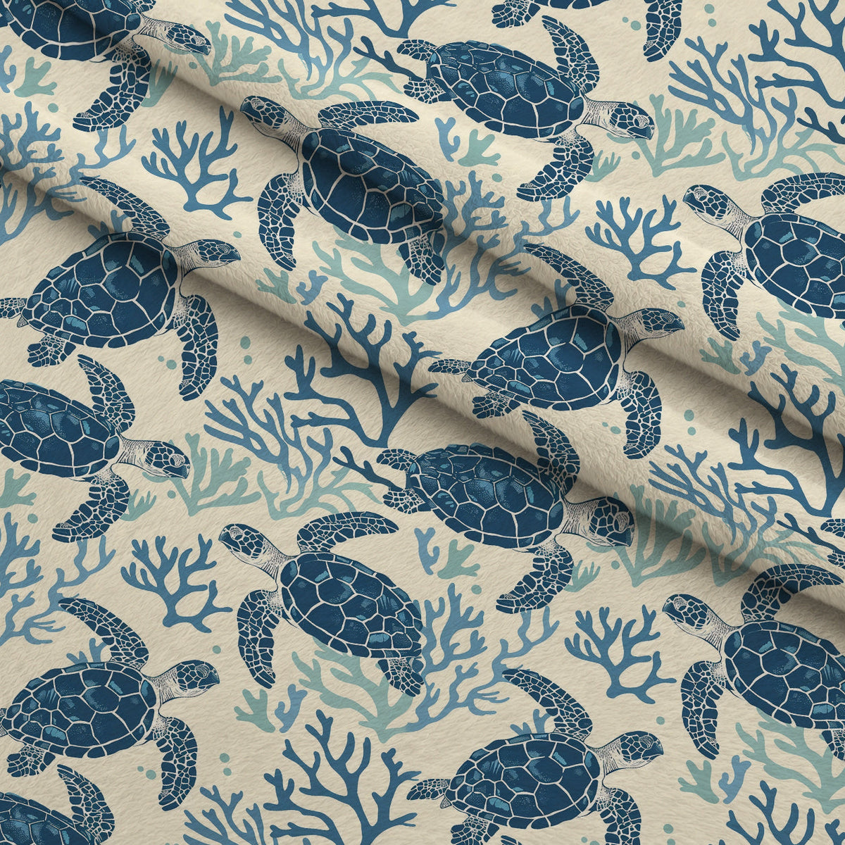 Honu Tides Pattern 2 Minky Fabric
