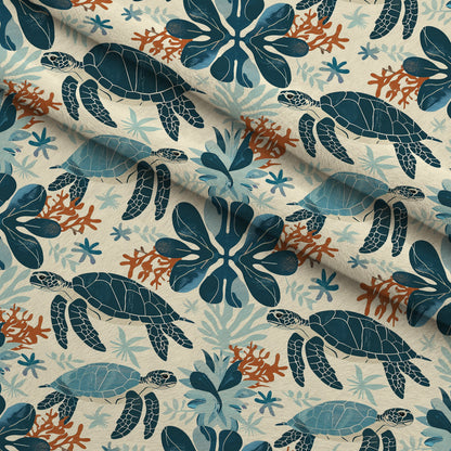 Honu Tides Pattern 3 Minky Fabric