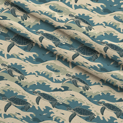 Honu Tides Pattern 4 Minky Fabric