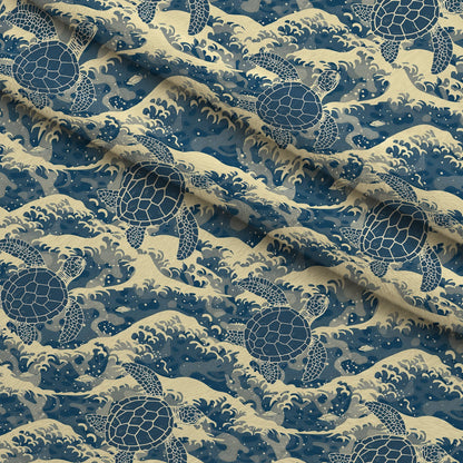 Honu Tides Pattern 5 Minky Fabric