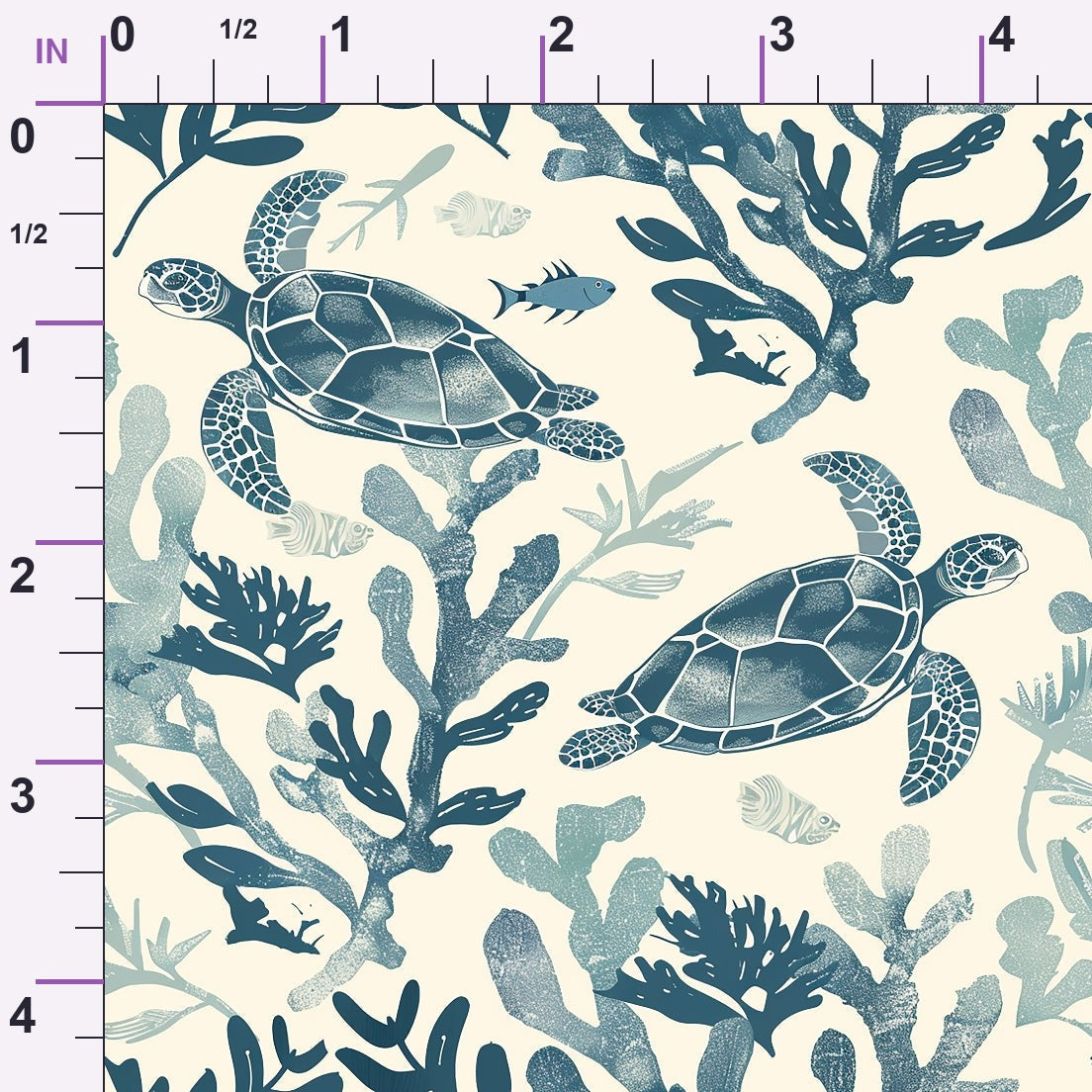 Honu Tides Pattern 6 Minky Fabric