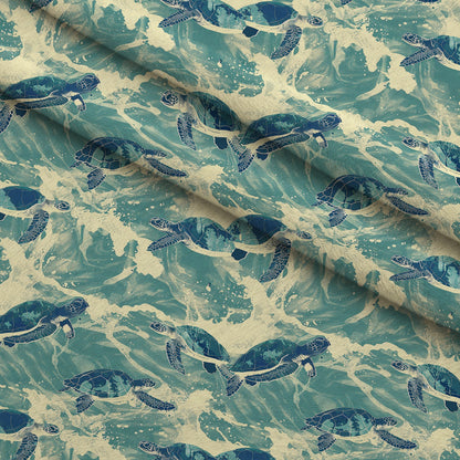 Honu Tides Pattern 8 Minky Fabric