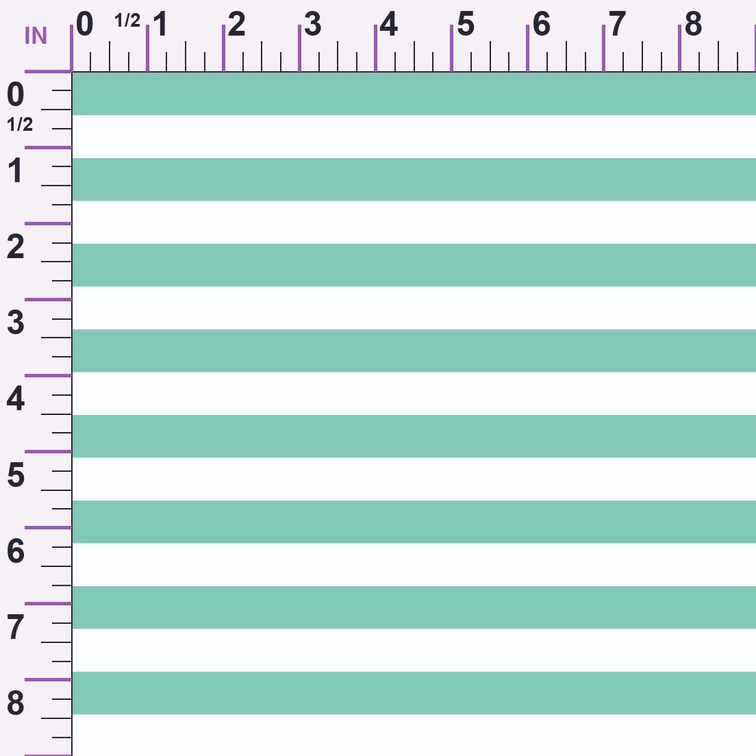 Horizontal Stripes Mint Minky Fabric