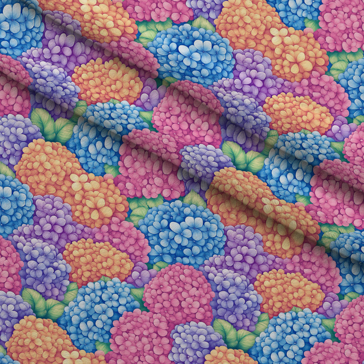 Hortensia Dreams Pattern 5 Minky Fabric