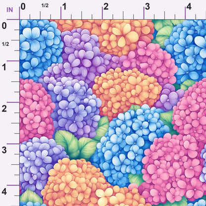 Hortensia Dreams Pattern 5 Minky Fabric