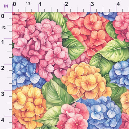 Hortensia Dreams Pattern 6 Minky Fabric