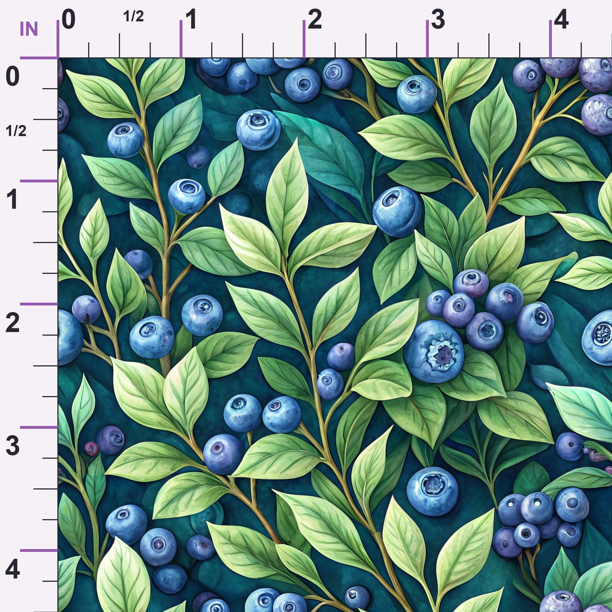 Huckleberry Harvest Pattern 1 Minky Fabric