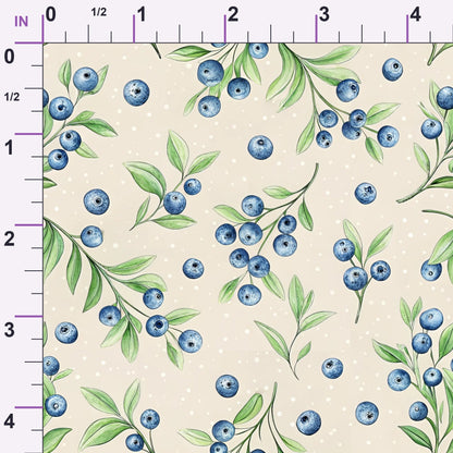 Huckleberry Harvest Pattern 4 Minky Fabric