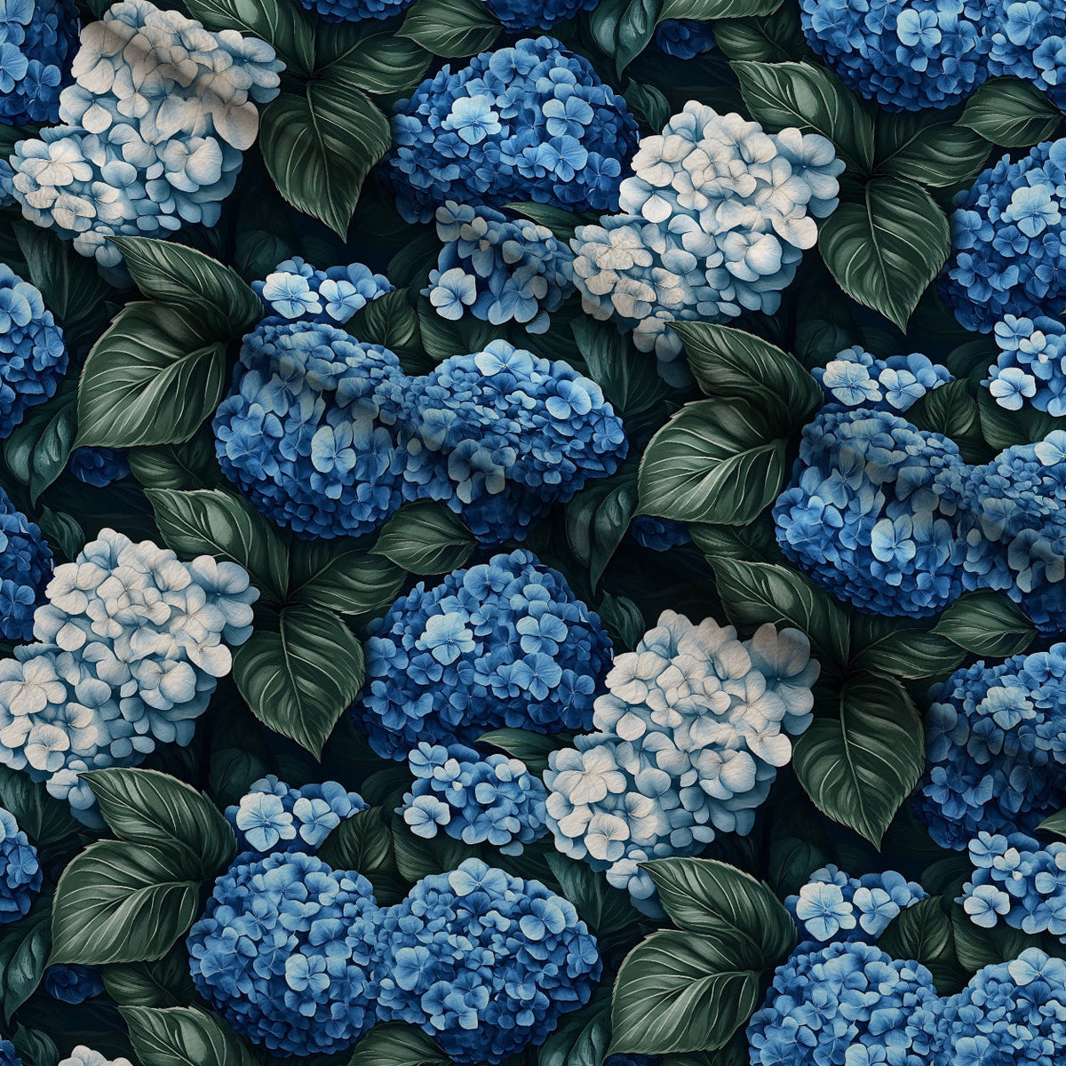 Hydrangea Haven Pattern 1 Minky Fabric