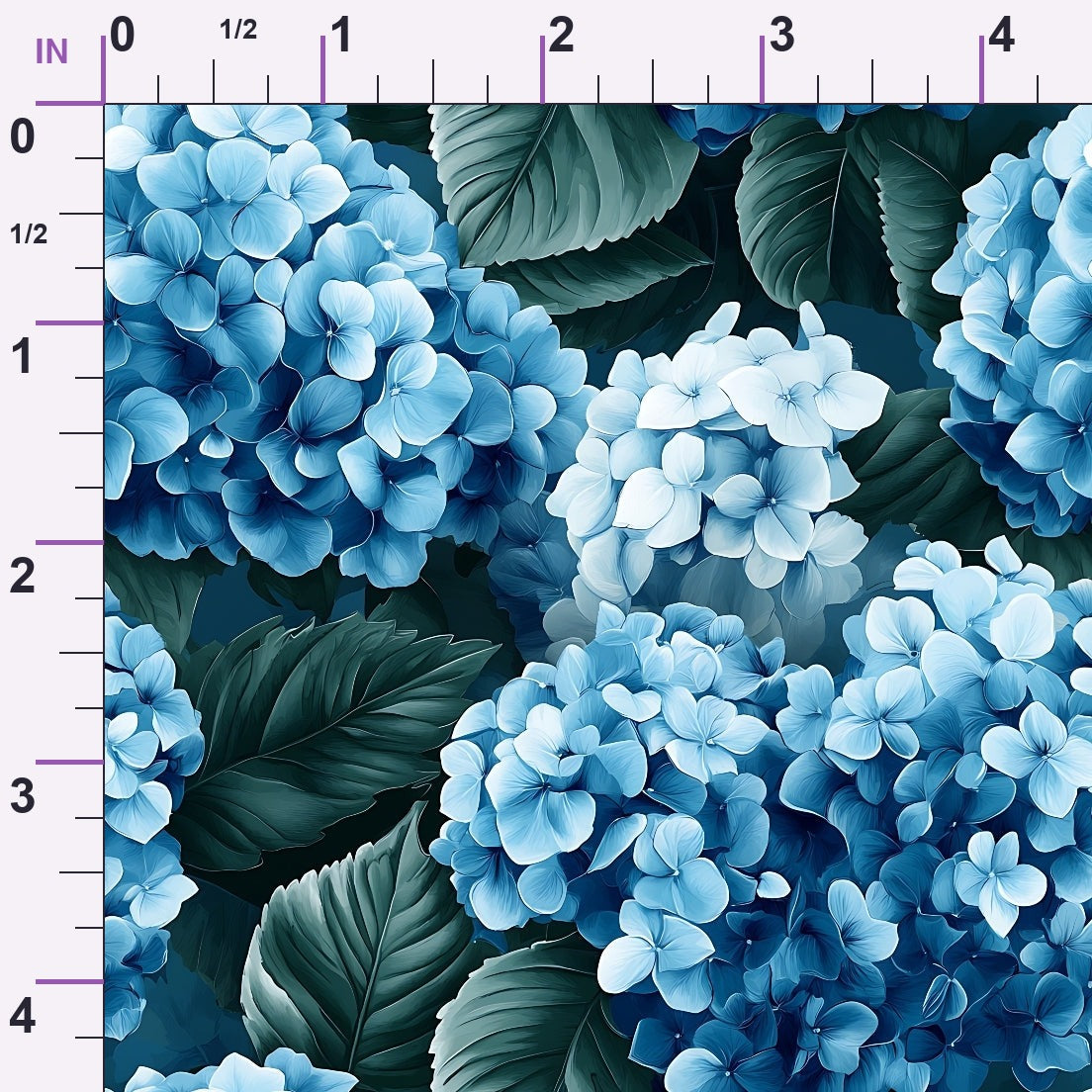 Hydrangea Haven Pattern 2 Minky Fabric