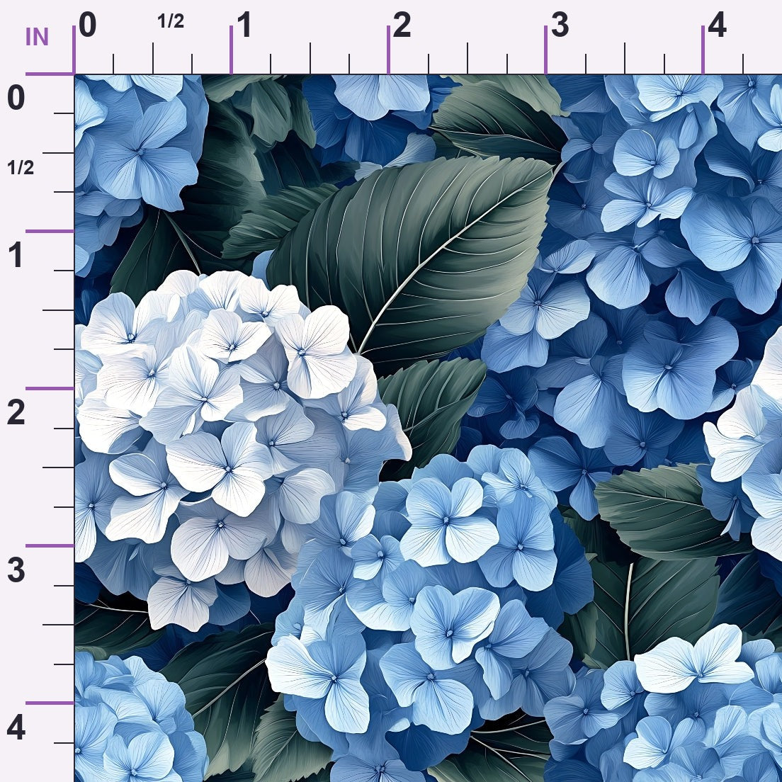 Hydrangea Haven Pattern 3 Minky Fabric