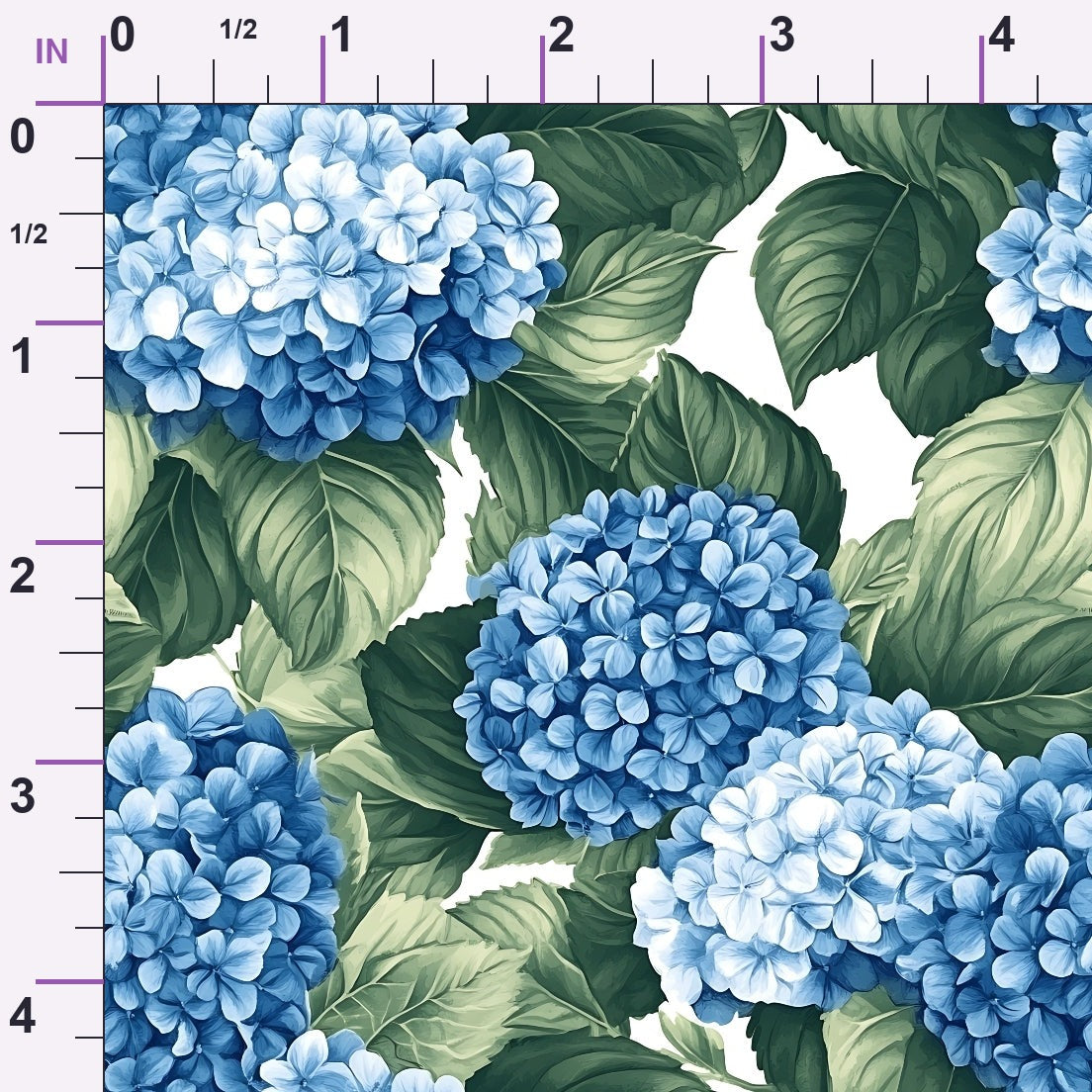 Hydrangea Haven Pattern 5 Minky Fabric