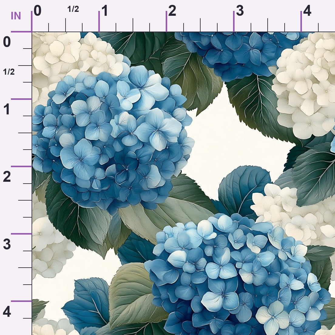 Hydrangea Haven Pattern 6 Minky Fabric