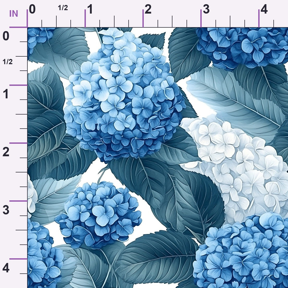 Hydrangea Haven Pattern 8 Minky Fabric