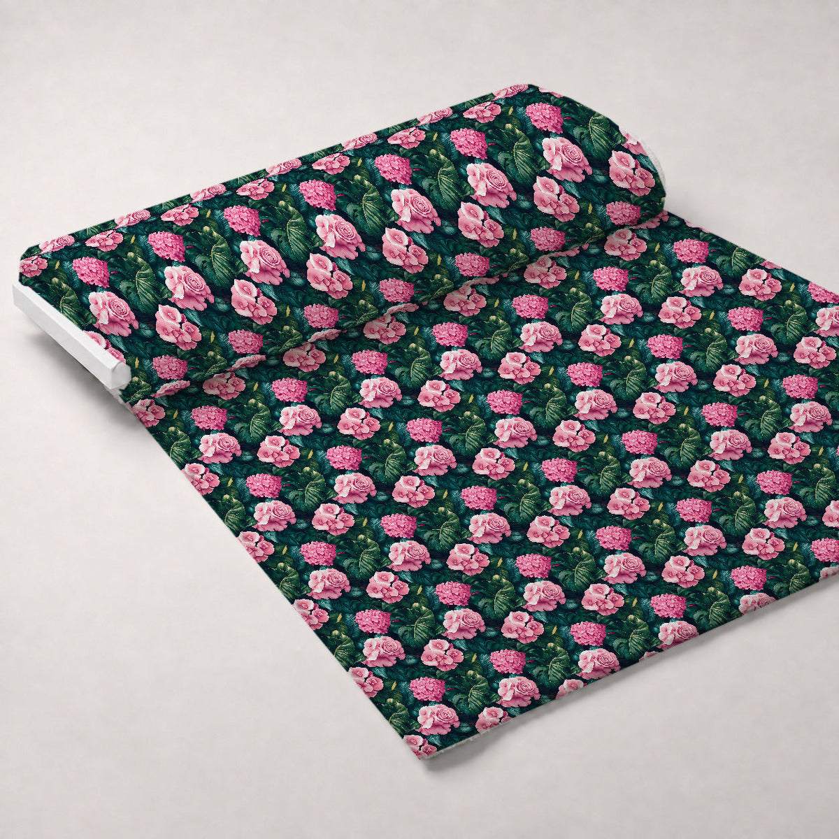 Hydrangea Jungle Pattern 3 Minky Fabric