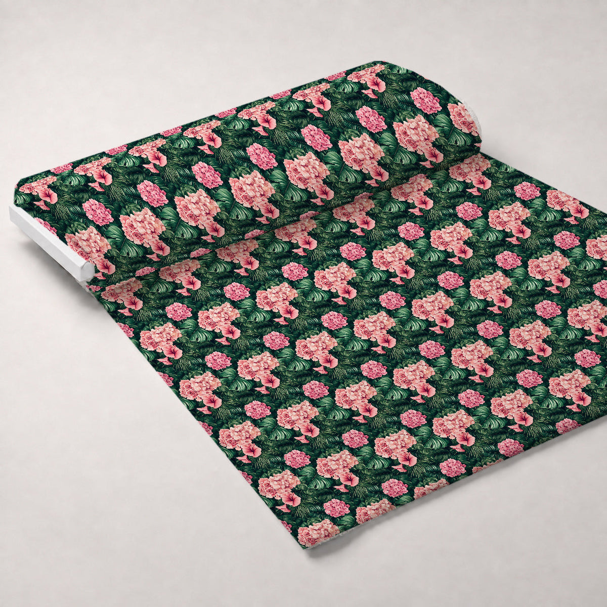 Hydrangea Jungle Pattern 5 Minky Fabric