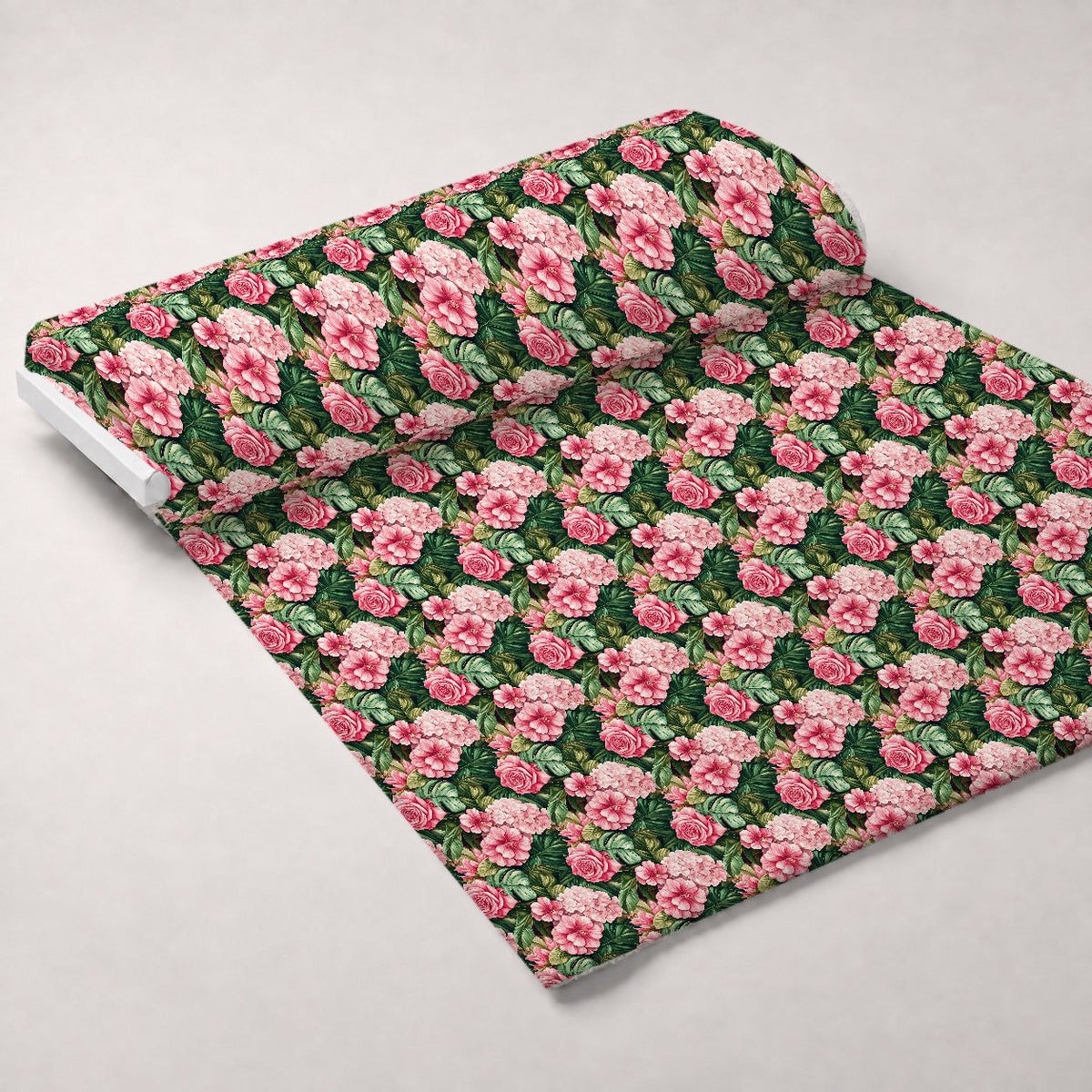 Hydrangea Jungle Pattern 7 Minky Fabric