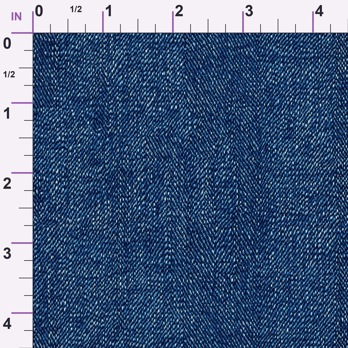 Indigo Twill Pattern 12 Minky Fabric