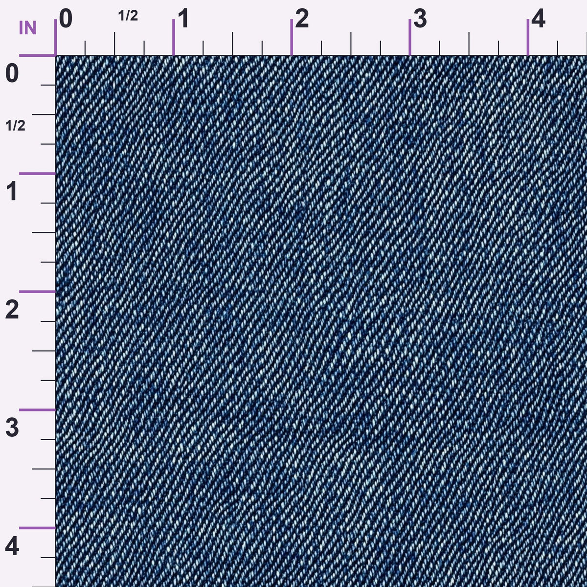 Indigo Twill Pattern 14 Minky Fabric